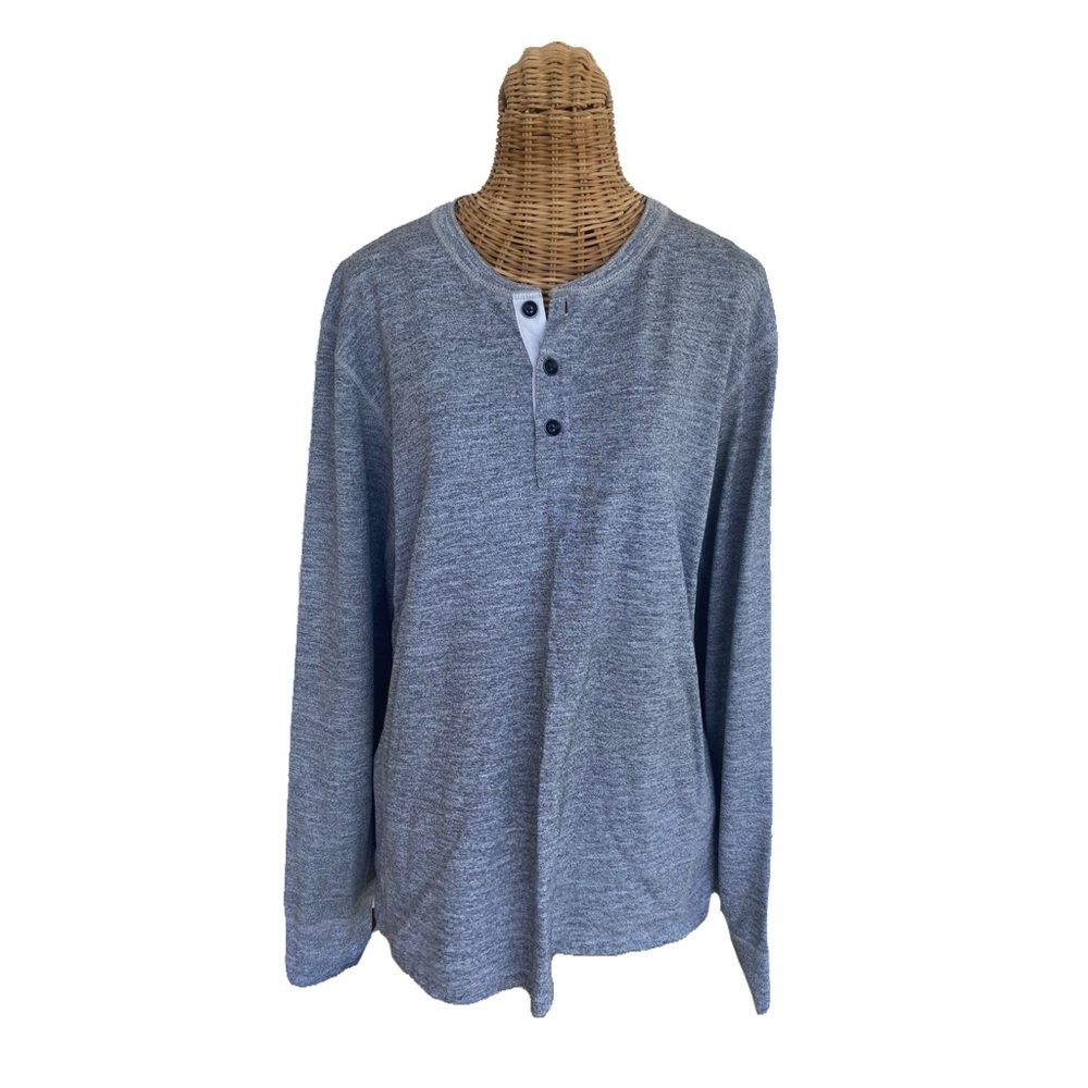 Rag & Bone Men’s Heather Gray Henley